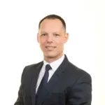 A staff business portrait taken for a banker working in a West Sussex Business